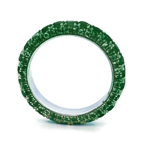 EMERALD 3D RING