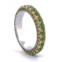  GREEN TSAVORITE 3D RING