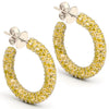 YELLOW SAPPHIRE FROOT LOOP HOOPS