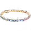 PARTY-COLORED SAPPHIRE MIX-SHAPE BRACELET