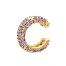  AMETHYST FROOT LOOP EAR CUFF