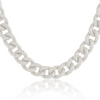 CHUNKY DIAMOND CUBAN CHAIN NECKLACE