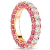 DIAMOND & PINK SAPPHIRE CHUNKY-LICIOUS 3D RING