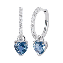  BLUE SAPPHIRE HEART HUGGIES