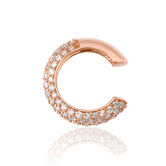 DIAMOND FROOT LOOP EAR CUFF