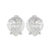 DIAMOND HEART STUDS