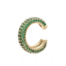  EMERALD FROOT LOOP EAR CUFF