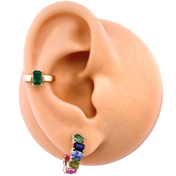 EMERALD EAR CUFF