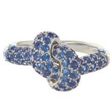  'I LITERALLY CAN KNOT!' BLUE SAPPHIRE RING