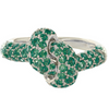 'I LITERALLY CAN KNOT!' EMERALD RING