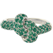  'I LITERALLY CAN KNOT!' EMERALD RING