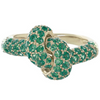 'I LITERALLY CAN KNOT!' EMERALD RING