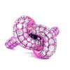 'I LITERALLY CAN KNOT!' DIAMOND & PINK RHODIUM RING