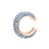 SKY BLUE SAPPHIRE FROOT LOOP EAR CUFF