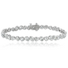 MINI MIX-SHAPE DIAMOND BEZELED TENNIS BRACELET