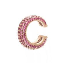  PINK SAPPHIRE FROOT LOOP EAR CUFF