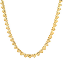  'HEART OF GOLD' TENNIS NECKLACE