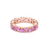 PINK SAPPHIRE HEART ETERNAL RING