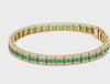 DIAMOND & EMERALD TENNIS BRACELET