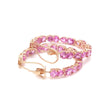 PINK SAPPHIRE MIX-SHAPE HOOPS