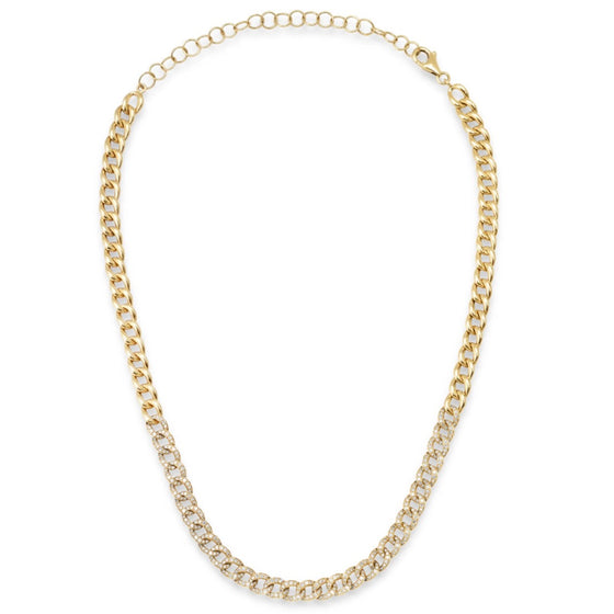 SKINNY DIAMOND CUBAN CHAIN CHOKER – Sarah Fine Jewelry