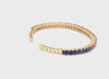 PARTY-COLORED SAPPHIRE CUFF