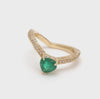 EMERALD LOVESTRUCK RING