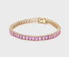 PINK SAPPHIRE TENNIS BRACELET