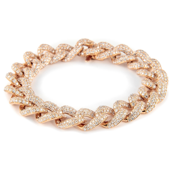 CHUNKY DIAMOND CHAIN BRACELET