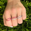 DOUBLE TROUBLE RUBY RING