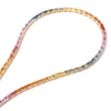 PARTY-COLORED SAPPHIRE (EMERALD-CUT) TENNIS NECKLACE