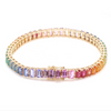 PARTY-COLORED SAPPHIRE TENNIS BRACELET