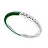 TWO-FOR-ONE DIAMOND ENAMEL RING | HYBRID BAND