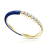 TWO-FOR-ONE DIAMOND ENAMEL RING | HYBRID BAND