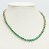 EMERALD HEART TENNIS NECKLACE