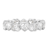 TWO-FOR-ONE MINI DIAMOND HEART BEZELED ETERNAL BAND | HYBRID BAND