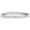 MINI DIAMOND (EMERALD-CUT) BEZELED TENNIS BRACELET