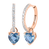 BLUE SAPPHIRE HEART HUGGIES