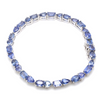 BLUE SAPPHIRE MIX-SHAPE TENNIS BRACELET