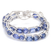 BLUE SAPPHIRE MIX-SHAPE HOOPS