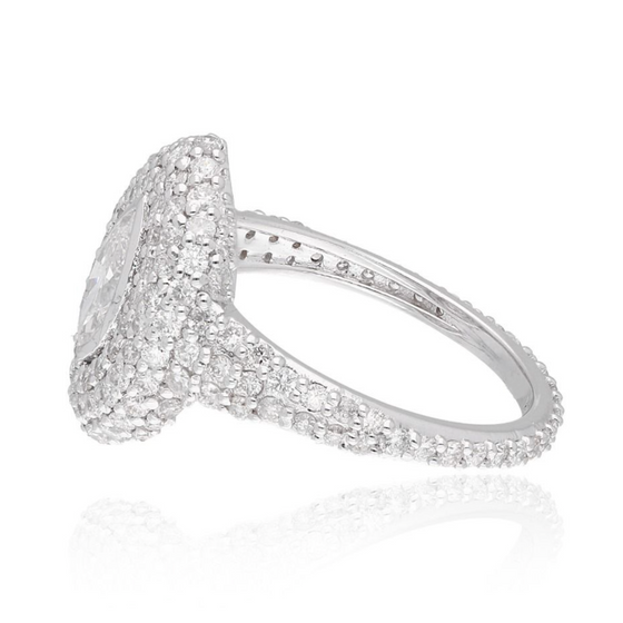 DIAMOND MARQUISE RING | PINKY RING