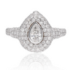 DIAMOND PEAR RING | PINKY RING