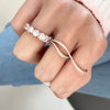 DOUBLE TROUBLE DIAMOND RING