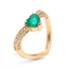 EMERALD LOVESTRUCK RING