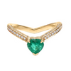 EMERALD LOVESTRUCK RING