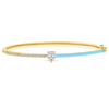 SHAPE-SHIFTER DIAMOND & ENAMEL BANGLE