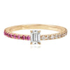 SHAPE-SHIFTER DIAMOND & PINK SAPPHIRE RING