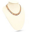 MIX-SHAPE PARTY-COLORED SAPPHIRE CHAIN NECKLACE