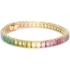 PARTY-COLORED SAPPHIRE TENNIS BRACELET