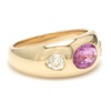 PINK SAPPHIRE PUFFY DOME RING